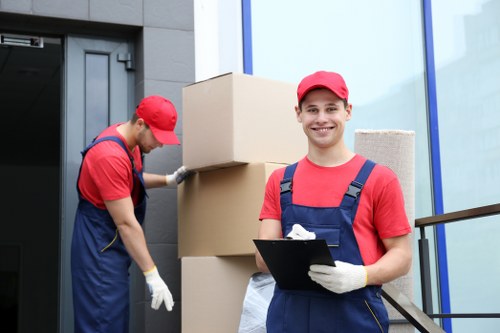 Secure moving truck storage facility in Putney