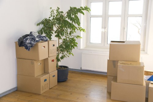 Customer accessing storage unit with drive-up access