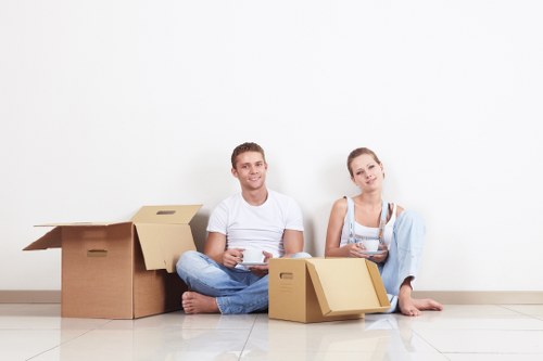 Experienced movers assisting with packing in Putney